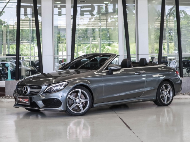 MERCEDES-BENZ C-CLASS W205 (ปี14-21) C 300 AMG Dynamic Cabriolet AT ปี 2017 ราคา 2,150,000.- (#59905QJ1002)